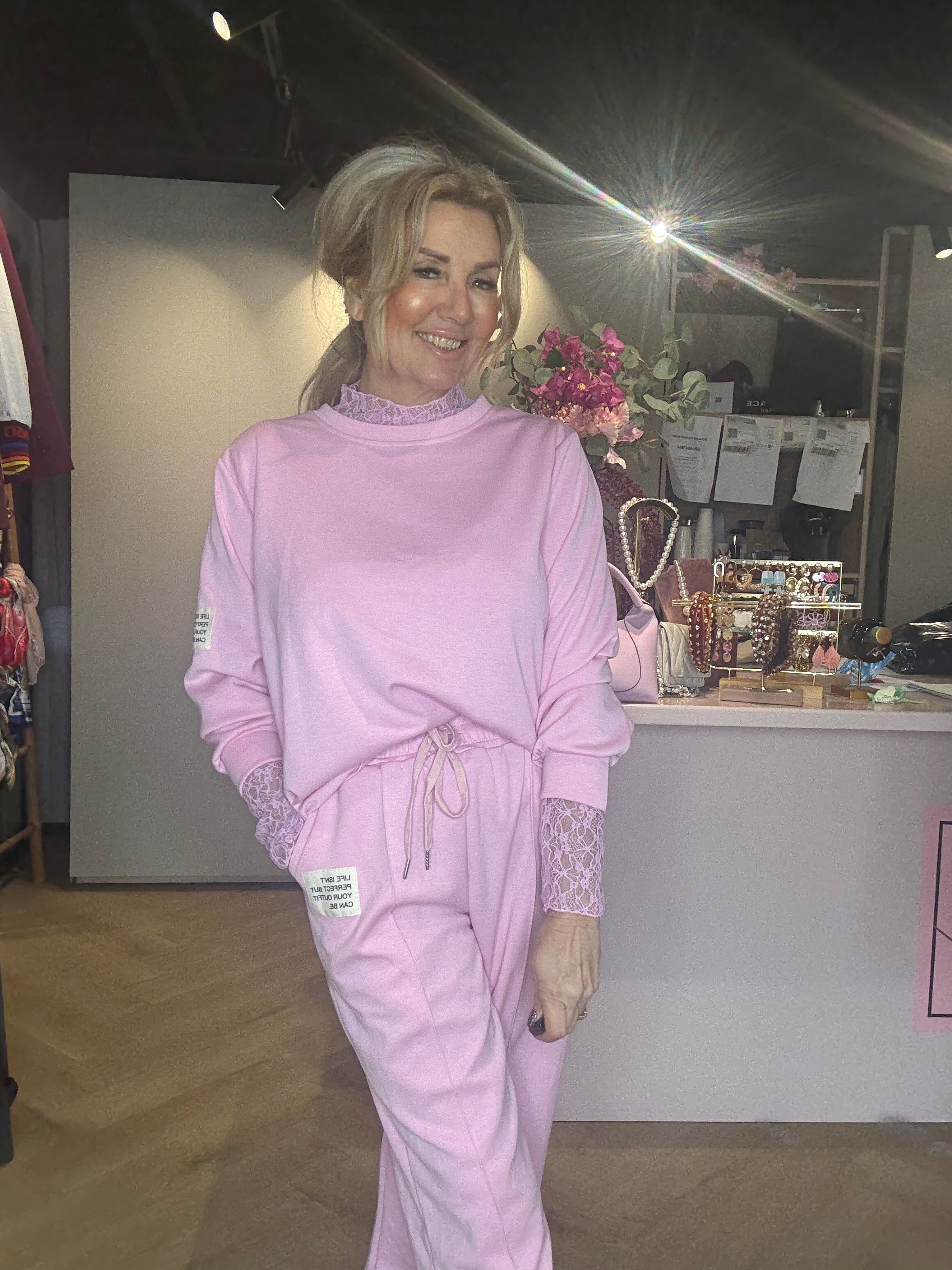 2 Delige Comfy Set Rose